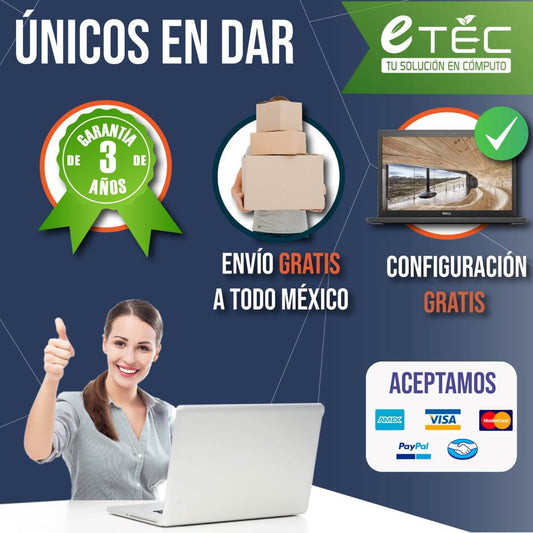 Desempeño Superior: Laptop Dell Core i5 con 16GB RAM y 240GB SSD