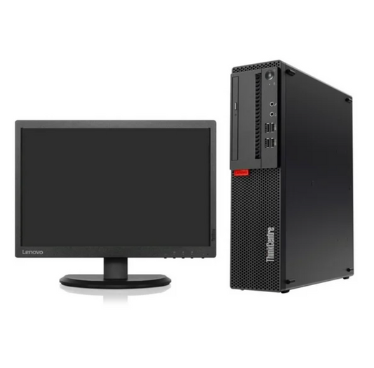 Lenovo Thinkcentre Core i3, 8 gb, 120 gb SSD, 19"