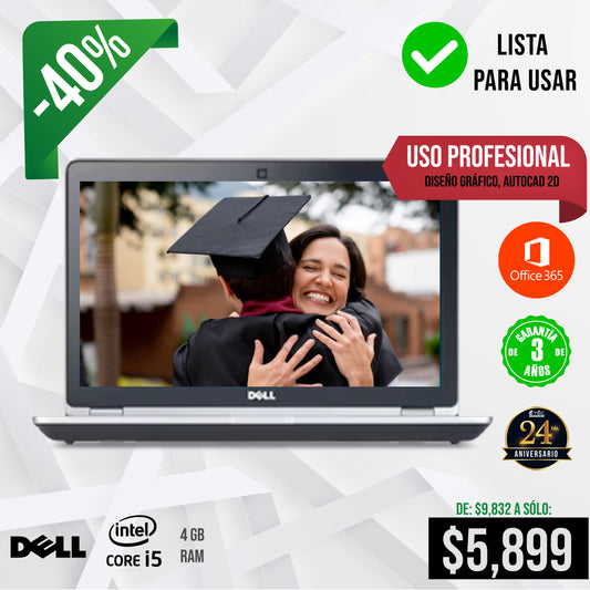 Laptop Dell 6420 Core i5: Potencia y Comodidad de Pago con Kueski Pay