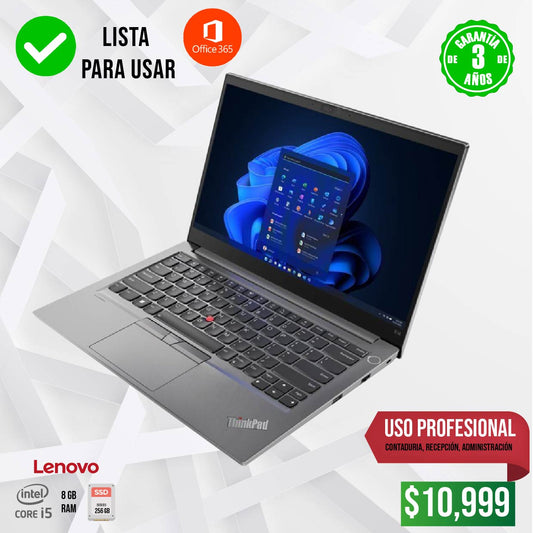 ° Laptop Lenovo, Core i5, 8 gb, 256 gb SSD, 14"