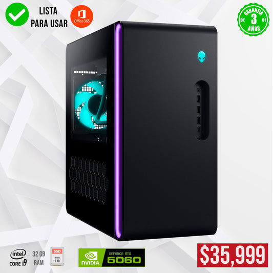 Alienware Aurora R16 | Core i9-14900KF | 32 GB DDR5 | 2 TB SSD | RTX 5060 8 GB