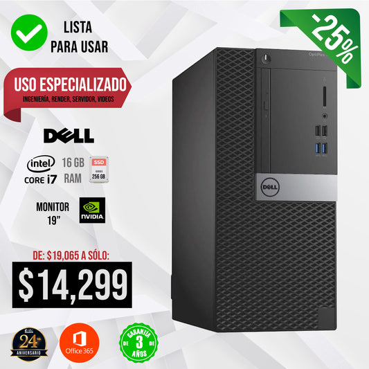 Dell Core i7 con 2GB Dedicados: Rendimiento Gráfico y Potencia Imbatible