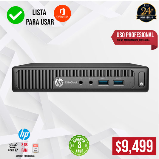 ¡No esperes más! HP Core i7 mini PC: Rendimiento excepcional en un formato compacto. ¡Paga a tu ritmo con Kueski Pay o Mercado Crédito!