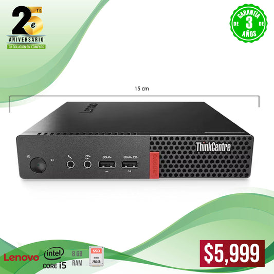 ° Computadora Lenovo Core i5, 8 gb, 256 gb ssd