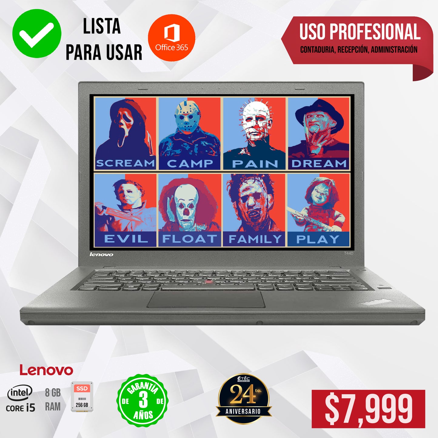 Lenovo ThinkPad. El trío perfecto: Core i5, 8GB y 256GB.